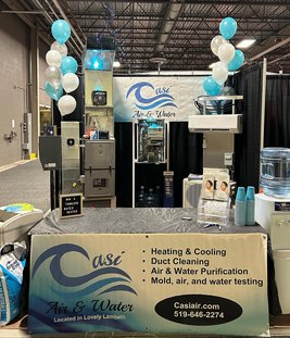 CASI Air and Water trade show display London Ontario